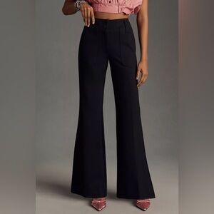NWT Size 8 - Anthropologie The Naomi Ponte Wide-Leg Flare Pants